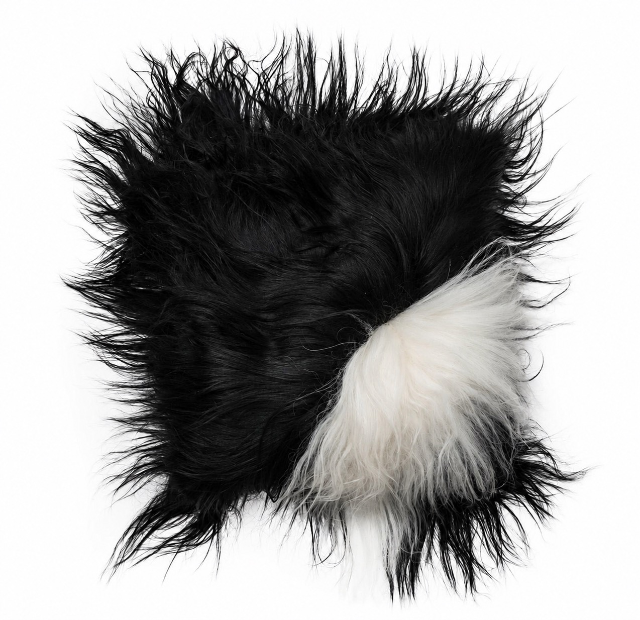 coussin 1 face en véritable peau de mouton islandaise (30x30cm)