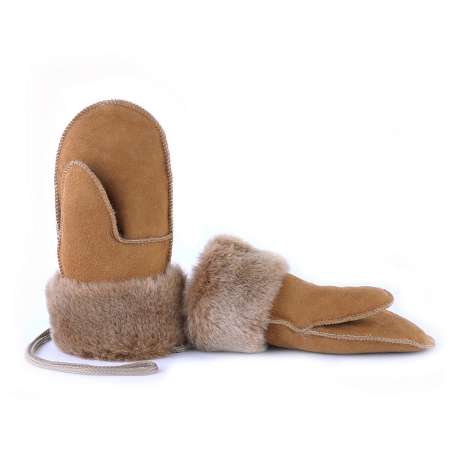 moufle enfant et bébé en laine de mouton